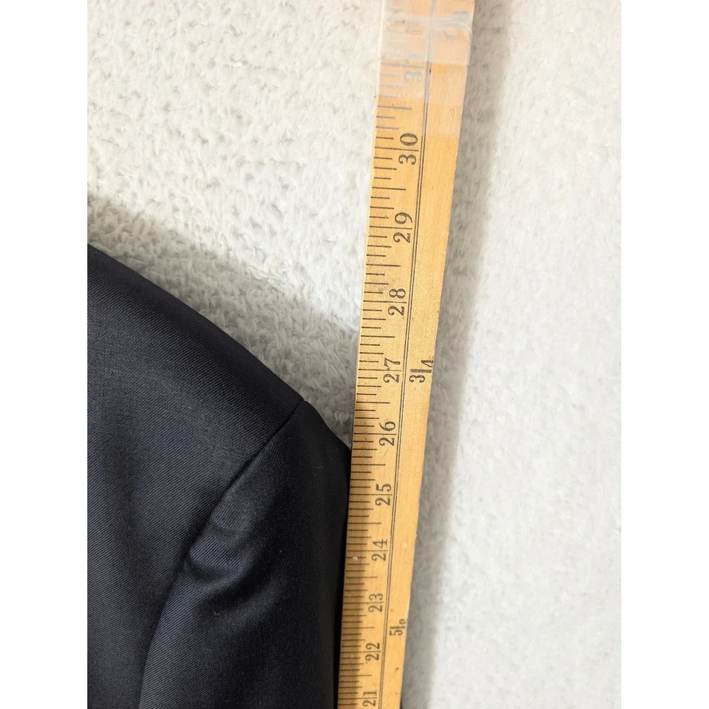Lauren Ralph Lauren‎ Blazer Mens 46L Navy Blue 100% Wool Gold Button Coat